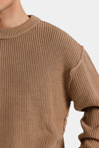 Suéter de Punto Personalizado con Logotipo, de Nailon/Acrílico, Jacquard, Liso, Informal, Cuello Redondo, para Otoño, para Mujer - Product Image 5