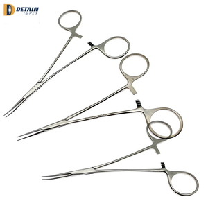 Pince anti-moustique hémostatique 14cm 16cm pince anti-moustique chirurgicale droite incurvée pince anti-moustique Kit Instrument médical - Product Image 5