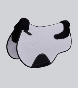 Selle anglaise matelassée en coton personnalisée, design respirant, doublure douce, soutien confortable, équipement d'équitation pour chevaux - Product Image 1