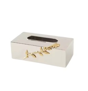 Superbe qualité exquise décoration de table de mariage nouvelle boîte en métal Design porte-serviettes pour les fêtes et mariages tables amélioration de l'utilisation - Product Image 4