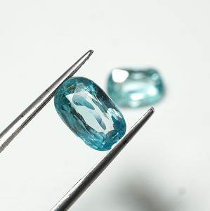 เบาะเพชรสังเคราะห์สีฟ้าสำหรับทำเครื่องประดับ - Product Image 5