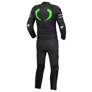 Ensemble de Combinaison de Moto Personnalisé en 2 Pièces pour Adultes, Vêtement de Course Respirant en Textile et Cuir, Fabriqué au Pakistan - Product Image 3