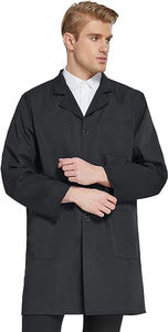 Manteau de médecin d'infirmière d'hôpital personnalisé blouse médicale uniformes de médecin à manches longues blouse de laboratoire hydrofuge blanche pour hommes - Product Image 3