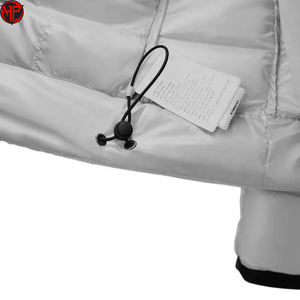 Chaqueta de Invierno Acolchada para Hombre, Estilo Formal, Nueva, de la Mejor Calidad, con Etiqueta Personalizada, de Lona, con Capucha y Cierre de Cremallera - Product Image 3