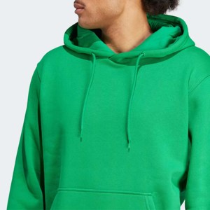 Sweats à capuche surdimensionnés en coton épais et uni de haute qualité cordes personnalisées Logo personnalisé unisexe sweats à capuche pour hommes de grande taille - Product Image 4