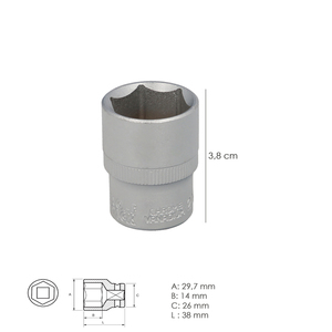 Chiave a Bussola Esagonale 1/2" 22 mm. - Product Image 2