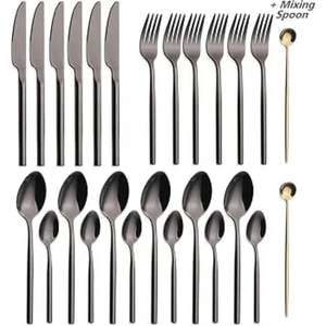 Ensemble de couverts de table en acier inoxydable de style royal de haute qualité pour cadeaux, qualité alimentaire, durable et abordable - Product Image 2