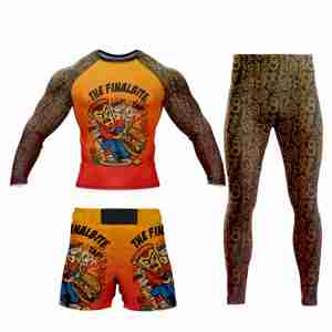 Custom BJJ MMA Rash Guard Premium Fightwear para la competición de entrenamiento - Product Image 1