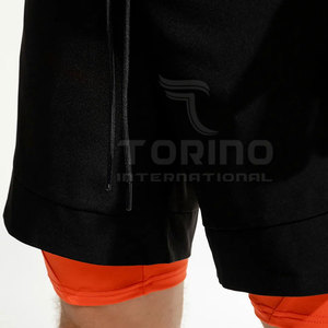 OEM pantalones cortos de gimnasio para hombre High Street Style Board Shorts patrón sólido ropa de entrenamiento Nuevo en stock Venta caliente a precio barato - Product Image 5