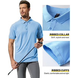 Camiseta Polo Básica para Hombre, Cierre de Botones, Manga Corta, Personalización de Marca Disponible - Product Image 4