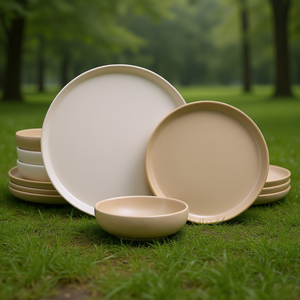 Nuevo Juego de Vajilla de Cerámica Minimalista Apto para Lavavajillas - Product Image 3