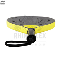 Raqueta de Pádel Profesional de Carbono de Alta Calidad con Diseño Ligero, Red de Nailon Ecológica, Personalizable OEM, Hecha en Pakistán