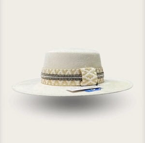 Sombrero Cordobés Italiano de Gamuza de Lujo |   Sombrero de Moda Hecho a Mano |   Fabricante OEM ODM - Product Image 1