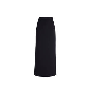 กระโปรงทรงดินสอสีดำแบบทางการพร้อมเข็มขัดรัดเอว - Product Image 1