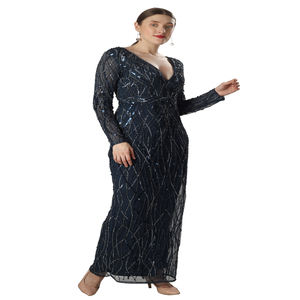 Vestido de Noche de Diseñador para Mujer, Vestido Largo de Diseño, Vestido de Fiesta Formal para Bodas, Galas y Ocasiones Especiales de la India - Product Image 4