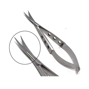 Ciseaux à ressort professionnels pour une coupe précise des cuticules, des sourcils, de la barbe, des outils de toilettage des cheveux, en acier inoxydable - Product Image 6