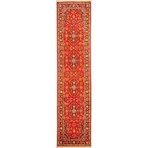 Tapis persan de Yazd unique en son genre, 10'3 x 2'4 - Product Image 1