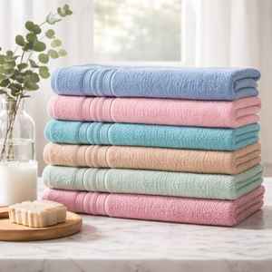 Wholesale Turkish Cotton Jacquard Bath and Face <b>Towel</b> 450 GSM Premium Hospitality Textile Super Absorbent - Product Image 3