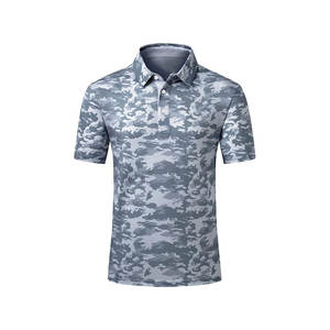 Botón con cuello Ropa de hombre Lyocell Algodón Nylon Seda Manga corta Polo de punto para hombres - Product Image 5