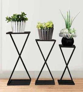 Jardinière de jardin à fleurs au design martelé en or pièce décorative polyvalente pour plantes fleurs accessoires de bureau et affichage extérieur - Product Image 3