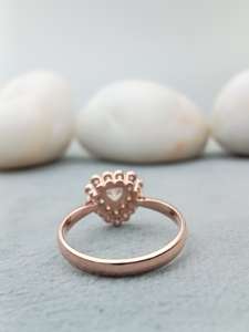 Luxueuse bague en diamant Moissanite personnalisée en argent 925/10K 14K 18K or blanc alliance à la mode pavé réglage idée cadeau de fête - Product Image 4