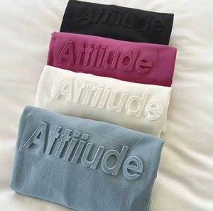 Venta al por mayor de alta calidad 2025 Custom Pullover Streetwear 100% Heavy Cotton Premium Unisex Hombres 3D en relieve sudaderas con capucha - Product Image 4