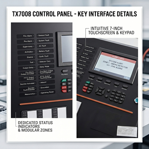 Panel de Control de Alarma contra Incendios Direccionable LPCB EN54 - Product Image 3