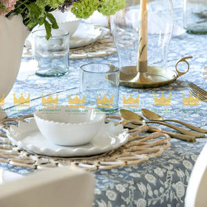 Plato de Presentación de Ratán Tejido a Mano al por Mayor, Elegante Plato Decorativo para Bodas y Alquileres - Product Image 6