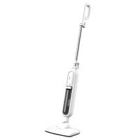 1300W 500ml 30s Heat-Up 25min Runtime 100-240V abnehmbare Basis faltbar Teppich Parkett Haushalt Dampfmopp Bodendampfreiniger