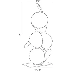 ที่คั่นหนังสือรูปสัตว์นามธรรมสมัยใหม่ ทองเหลืองชุบทอง ตกแต่งบ้านสไตล์หรูหรา งานศิลปะตามหลักฮวงจุ้ย - Product Image 6