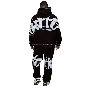 Conjunto Deportivo Informal de Alta Calidad Personalizado para Hombre, Camiseta Polo Blanca de Manga Larga con Cordones, Estilo Urbano, con Logotipo - Product Image 3