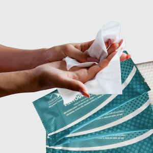 ผ้าเช็ดทำความสะอาดแบบเปียกสำหรับร้านอาหารเดี่ยวเป็นมิตรกับสิ่งแวดล้อมบริการดีสำหรับทำความสะอาดของใช้ส่วนตัวในเวียดนาม - Product Image 1