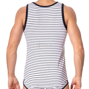 Men <b>Tank</b> <b>Tops</b> True US EU Size Comfortable Gym Fitness Bodybuilding Workout <b>Striped</b> Sleeveless Singlet Shirts Manufacturer - Product Image 1
