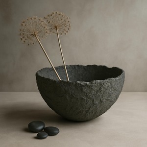 Cuenco decorativo de Metal hecho a mano, bandeja central, mesa elegante, acento para el hogar, cocina, comedor, sala de estar o decoración de eventos - Product Image 5