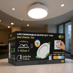 Downlight LED CCT Regulable Blanco de 6W, Recorte de 75-85mm, Ángulo de 110° - Product Image 3