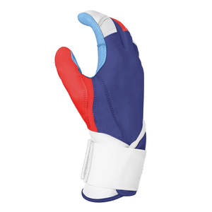 ถุงมือตีเบสบอลหนังน้ำหนักเบา ใช้ได้ทั้งสองมือ ปิดด้วยตะขอเกี่ยวและห่วง ป้องกันการลื่น สำหรับการฝึกกีฬากลางแจ้ง - Product Image 3