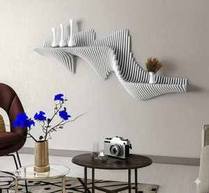 Decoración de Pared de Madera 3D Paramétrica de Estilo Art Deco, Hecha a Mano, con Tema de Cumpleaños, al Mejor Precio - Product Image 3