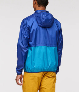 Veste coupe-vent décontractée pour homme en gros, personnalisée, style streetwear, 100% polyester nylon, grande taille, fermeture éclair, doublure en maille de haute qualité - Product Image 2