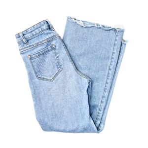 Phong cách của phụ nữ cao eo Spandex/cotton đầy đủ chiều dài quần giản dị phong cách khiêm tốn Zip bay nút gần hơn chân rộng thoáng khí - Product Image 3