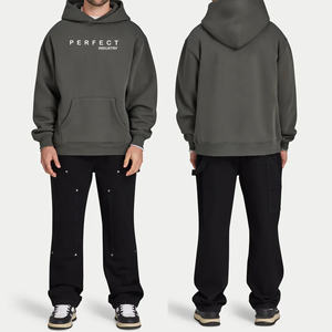 ชุดวอร์มลำลองผู้ชาย ระบายอากาศได้ดี สวมใส่สบาย ชุดวอร์มผู้ชายไซส์ใหญ่ ชุดมีฮู้ด ผ้าฝ้าย 100% สำหรับวิ่งจ๊อกกิ้ง - Product Image 2