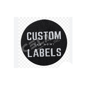 Etiquetas de tela para ropa con logotipo personalizado, venta al por mayor, de alta densidad, tejido satinado - Product Image 1