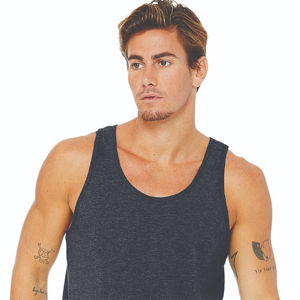 Débardeur léger de fitness en polyester évacuant l'humidité pour homme pour la gym et la course à pied, l'entraînement uick Dry, écologique, OEM - Product Image 4