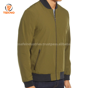 Chaqueta Bomber transpirable de nuevo estilo para hombre, el mejor diseño, venta al por mayor, chaqueta Bomber cómoda para hombre con tamaño de Color personalizado OEM - Product Image 3
