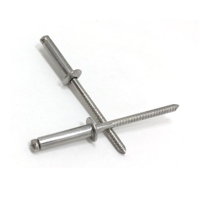 Remache Ciego de Acero Inoxidable 304 316, Remache de Cabeza Plana Abierta, Estándar DIN7337 DIN, Fabricante - Product Image 1