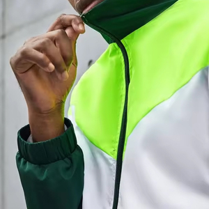 Chaqueta Cortavientos de Nailon con Logotipo Personalizado, Unisex, de Secado Rápido, Transpirable, con Cremallera Corta, Conjunto Informal para Entrenamiento, Trotar, Correr, para Adultos - Product Image 4