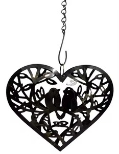 New Arrival Home Decorative <b>Heart</b> Shape Metal Wall Hanging New Arrival Metal Christmas Hanging <b>Black</b> Metal <b>Heart</b> - Product Image 4
