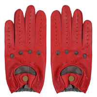 Guantes de cuero de conducción para hombres de alta calidad con guantes deportivos de agarre fuerte Guantes de trabajo para hombres