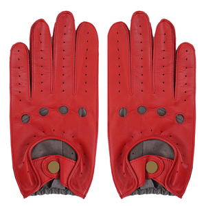Gants de conduite en cuir de haute qualité pour hommes avec des gants de sport à forte adhérence Gants de travail pour hommes - Product Image 2