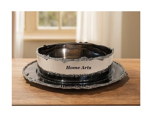 Vajilla de la mejor calidad, cuenco para chocolates, diseño antiguo, forma redonda, dátiles, cuenco para serpientes con plato de Home Arts - Product Image 4