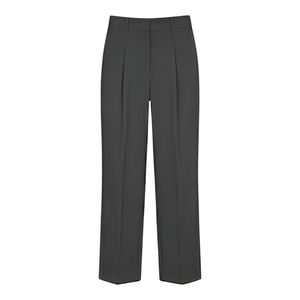 Pantalones de Trabajo Casuales de Oficina para Mujer, Cintura Media, Cierre con Cordón, Secado Rápido, Transpirables, de Lona, Lisos, 100% - Product Image 4